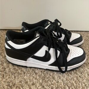 Nike White & Black Panda Dunk Lows